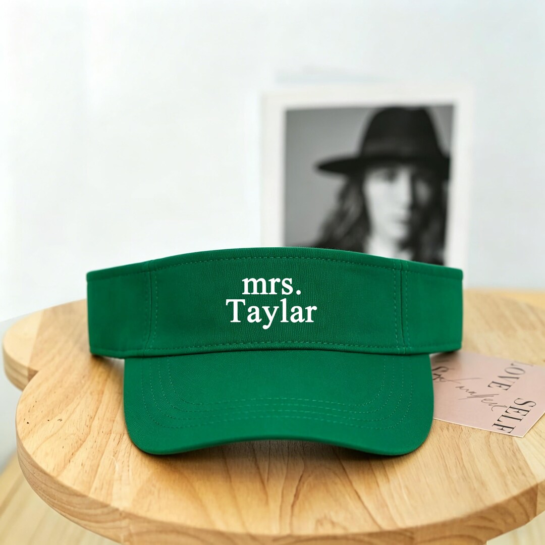 Personalized Embroidered Visor for Women Bachelorette Party Hats Mrs ...