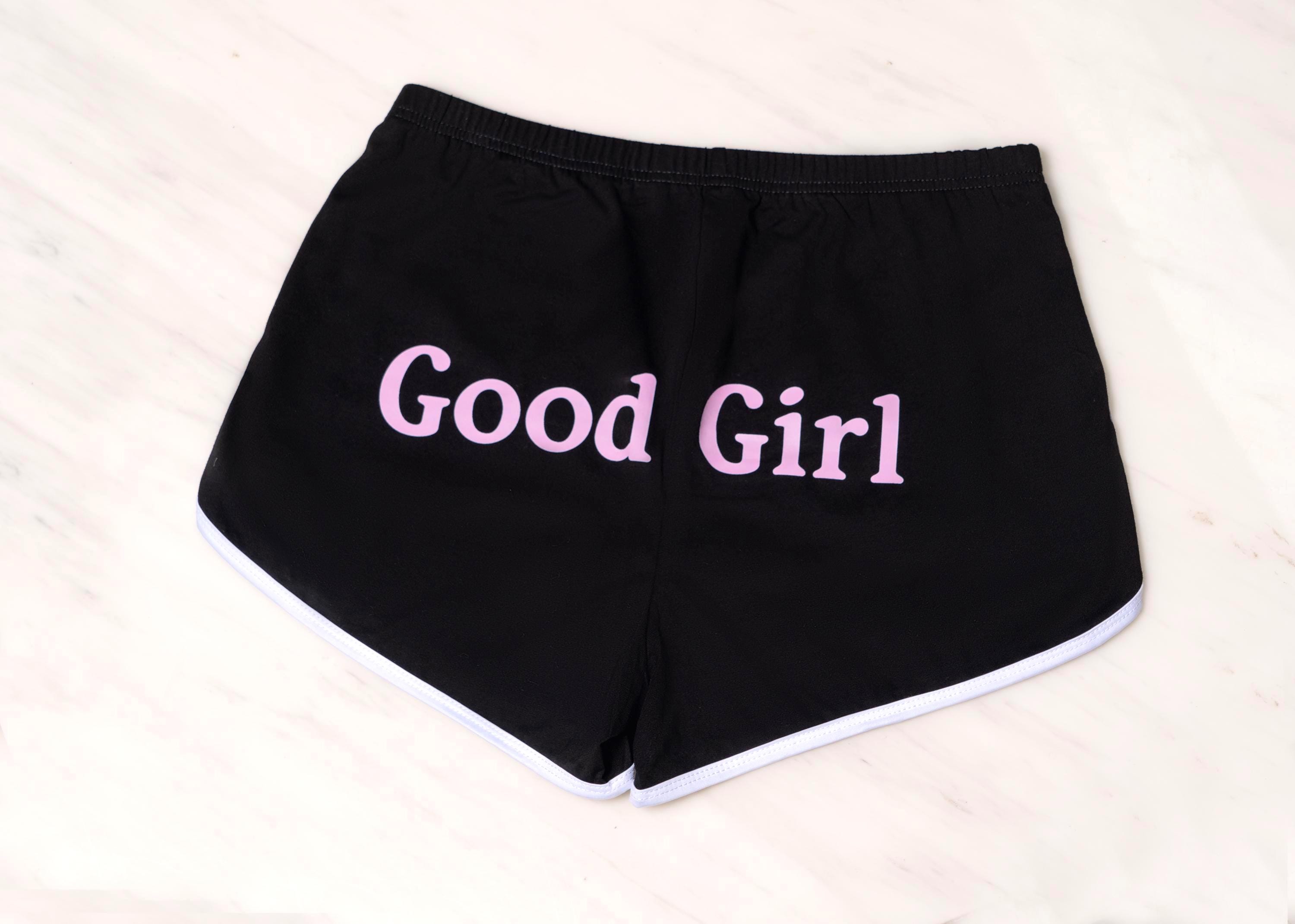 Y2K Vintage Good Girl Dolphin Shorts for Women Custom Dolphin