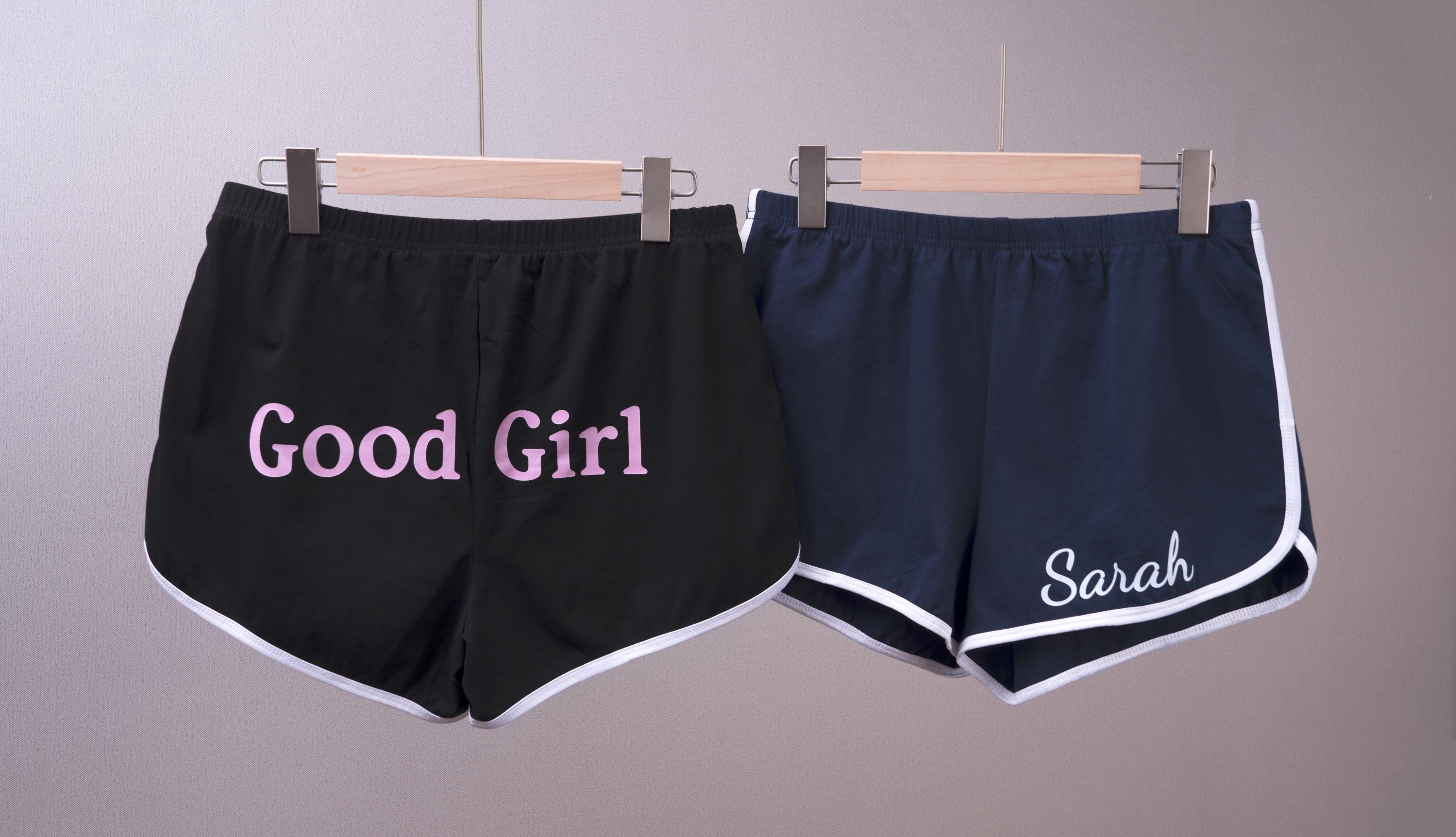 Y2K Vintage Good Girl Dolphin Shorts for Women Custom Dolphin