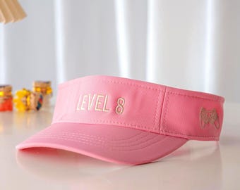 Personalized Visor For Kids Baby Girl Visor Embroidered Text Hat Custom Name Party Favors Summer Accessories LXY 2605
