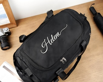 Custom Name Duffle Bag Personalized gym bag for girls Embroidered Overnight Bag Bridal Shower Gift Duffle Bag for Wife 25081403
