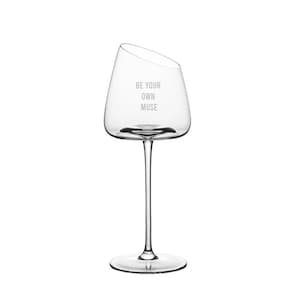 Be Your Own Muse-wijnglas – klaar als cadeau met doos en kaart