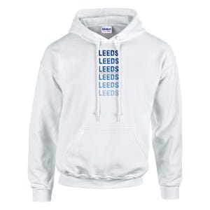 Leeds uniseks hoodie met capuchon