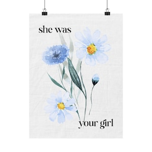 Billie Wildflower Poster