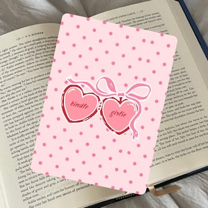 Polka Dot Bookish Kindle Insert | reading accessories | bookish gift | book lover gift | cozy kindle