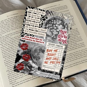 Cool tjej estetisk boklig Kindle-insats | lästillbehör | boklig present | bokälskare present | mysig Kindle