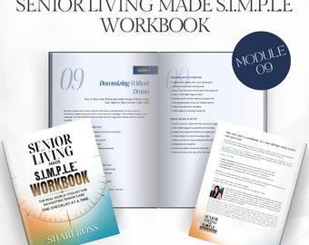 Downsizing Without Drama | Printable Senior Care Checklist | Moving & Decluttering Guide for Families PDF