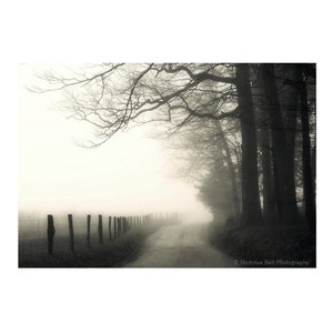 Appalachia, landscape photography, country road print, cades cove print, farmhouse art, Appalachian landscape