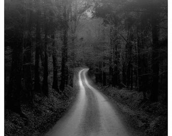 black and white photography, Appalachia, black and white prints, black and white landscape photography, road photography, roads