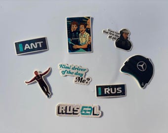 Mercedes Stickers | Mercedes Team Sticker Pack | Funny F1 Stickers | Mercedes Merch |