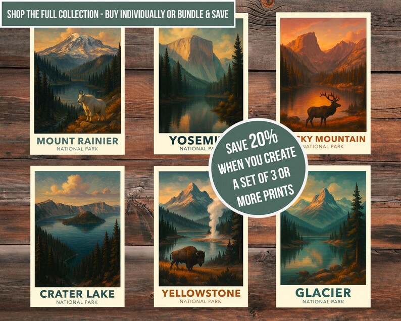 Banff National Park Poster • Moraine Lake Canadian Rockies Wall Art ...