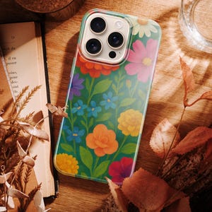 Floral Petals Phone Case: UV Print TPU Cover