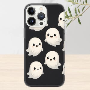 Ghost Phone Case Hülle für iPhone 16 Pro Max, 15 Plus, 14, 13, 12, 11, XS & Samsung S25, S24, S23, A56, A55, Pixel 9, 8, 7 Pro