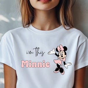 I&#39;m This Minnie Toddler Shirt, Birthday Girl Outfit, Minnie Mouse Birthday Tee, Disney Birthday Trip Shirt, Family Matching Vacation