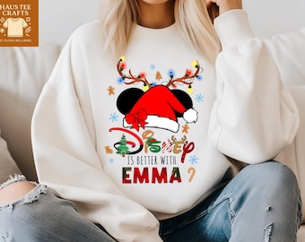 Custom Disney Christmas Shirt, Personalized 2025 Disney Tshirt, Matching Family Christmas Sweater, Disney Trip 2026