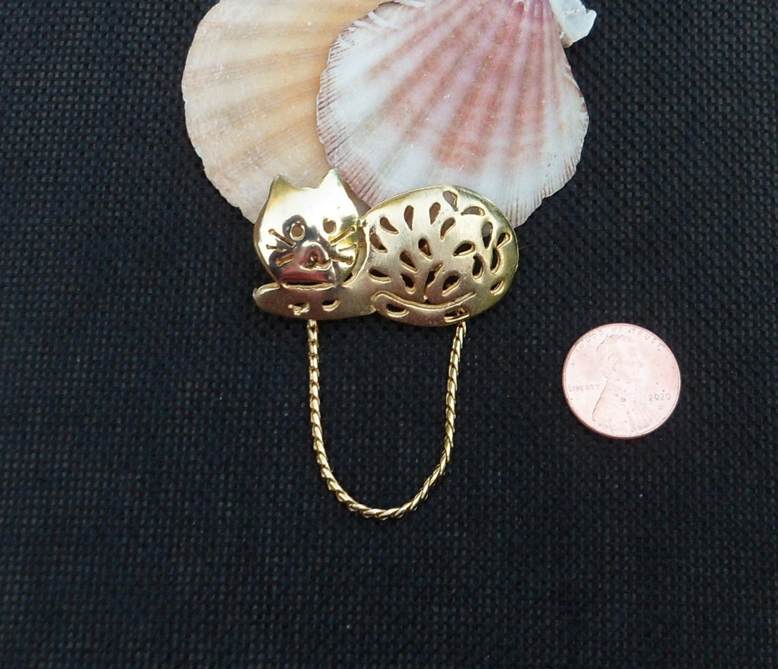 Vintage Functional Eyeglass Holder Brooch Signed Ultra Craft Etsy