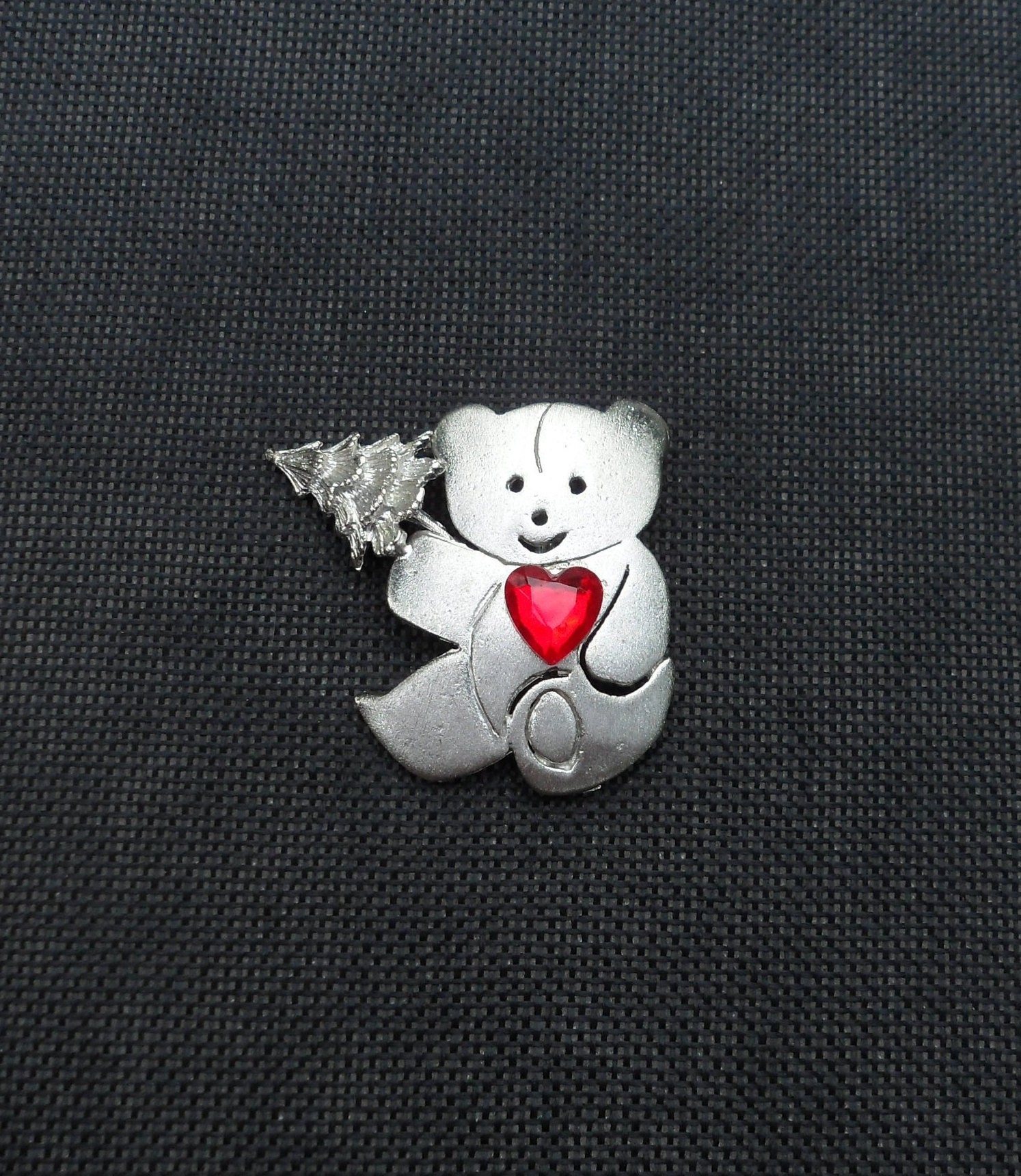 vintage Ultra craft teddy bear brooch