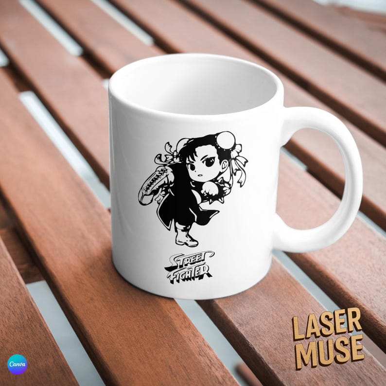 Chibi Chun-li PNG JPG SVG | Cute Street Fighter Digital Art for T-shirt ...