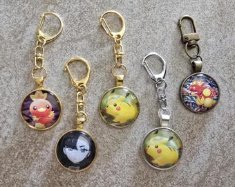 Porte-clés pour cartes Pokémon fait main
