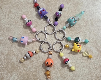 Presque - Charm de sac en perles fait main sac Pokémon