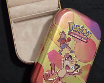 Boîte à bijoux Pokemon en étain recyclée faite main - Qualité B