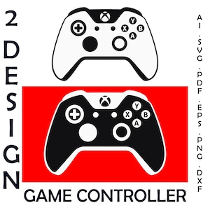 Manette de jeu AI,svg,png,pdf,eps,dxf | Clipart joueur | Téléchargement numérique de la manette de jeu | Fichiers SVG de la manette de jeu