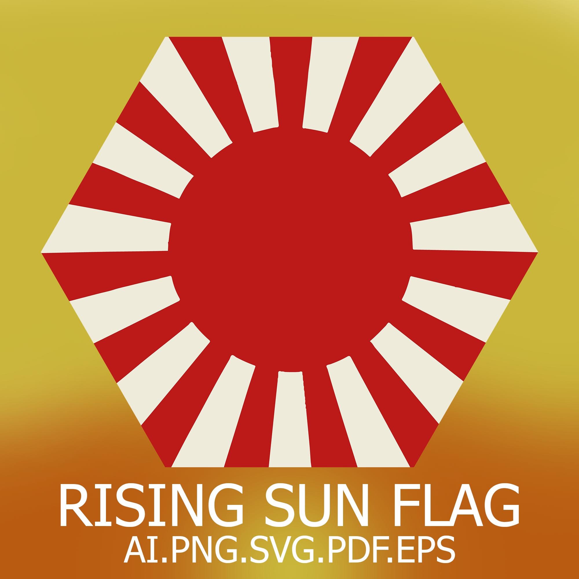 Rising Sun Flag Digital Download File Sublimation - Etsy