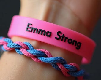 Customizable Embossed Silicone Wristband, Custom Rubber Bracelets Logo, Bulk Fundraisers, Awareness, Festival, Charity, Valentine, RAISED