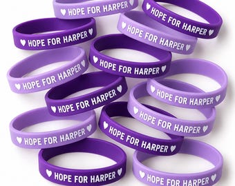 Custom Silicone Wristbands for Charity & Fundraisers, Personalized Support Bracelets