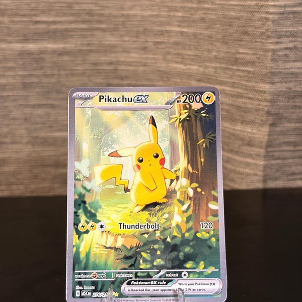 Pikachu Ex Proxy Card - Etsy