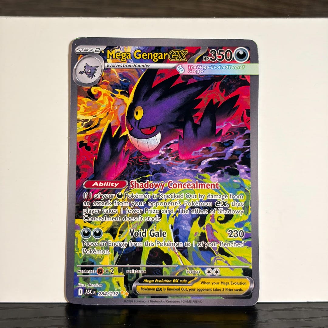Mega Gengar EX - 284/217 - PROXY CARD - Non Holo - Etsy