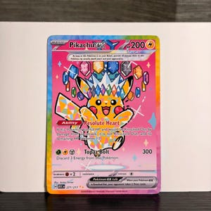 Pikachu Ex - 277/217 - PROXY CARD - Non Holo