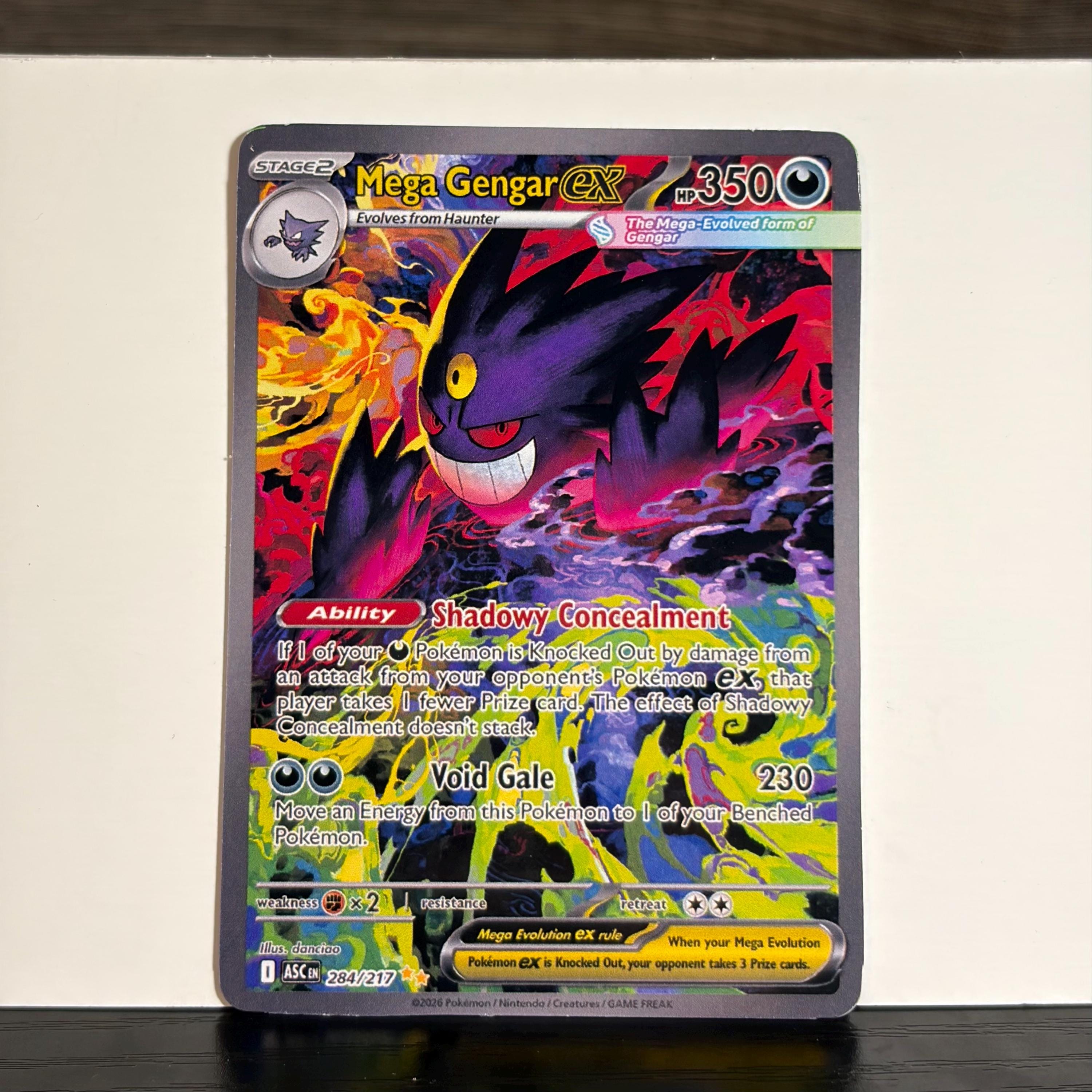 Mega Gengar EX - 284/217 - PROXY CARD - Non Holo - Etsy