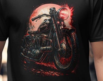 Vintage Cafe Racer T-shirt, Motorcycle Graphic Tees - Etsy