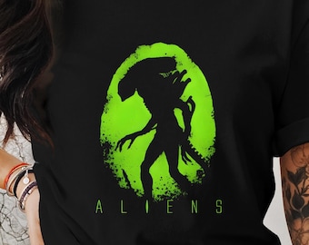 Alien Invasion Graphic Tee | Unisex Sci-Fi Softstyle T-Shirt