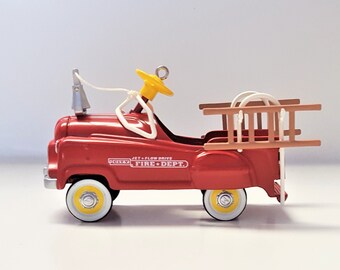 Vintage 1995 Kiddie Car Classics Number 2 Murray Fire Truck Hallmark Keepsake Ornament, Gift for Fire Fighter, Gift for Dad