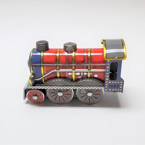 1984 Tin Locomotive Hallmark Keepsake Ornament Number 3 in The Series, Locomotive Christmas Ornament