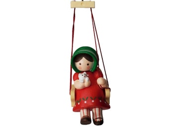 1979 Christmas is for Children, Features a Girl Swing Hallmark Keepsake Christmas Ornament