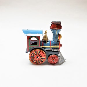 1982 Tin Locomotive Hallmark Keepsake Ornament Number 1 in The Series, Locomotive Christmas Ornament, Excellent Condition, NO price tag
