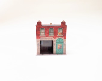 2001 Fire Station No. 1. Hallmark Keepsake Ornament, Third in the Town and Country Christmas Ornament Series, Gift for Firefighter