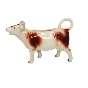 Vintage West Germany Porcelain Cow Creamer, Farmhouse Tabletop Decoration, Cottage Decor,  Gift For Mom, Gift For cow lovers