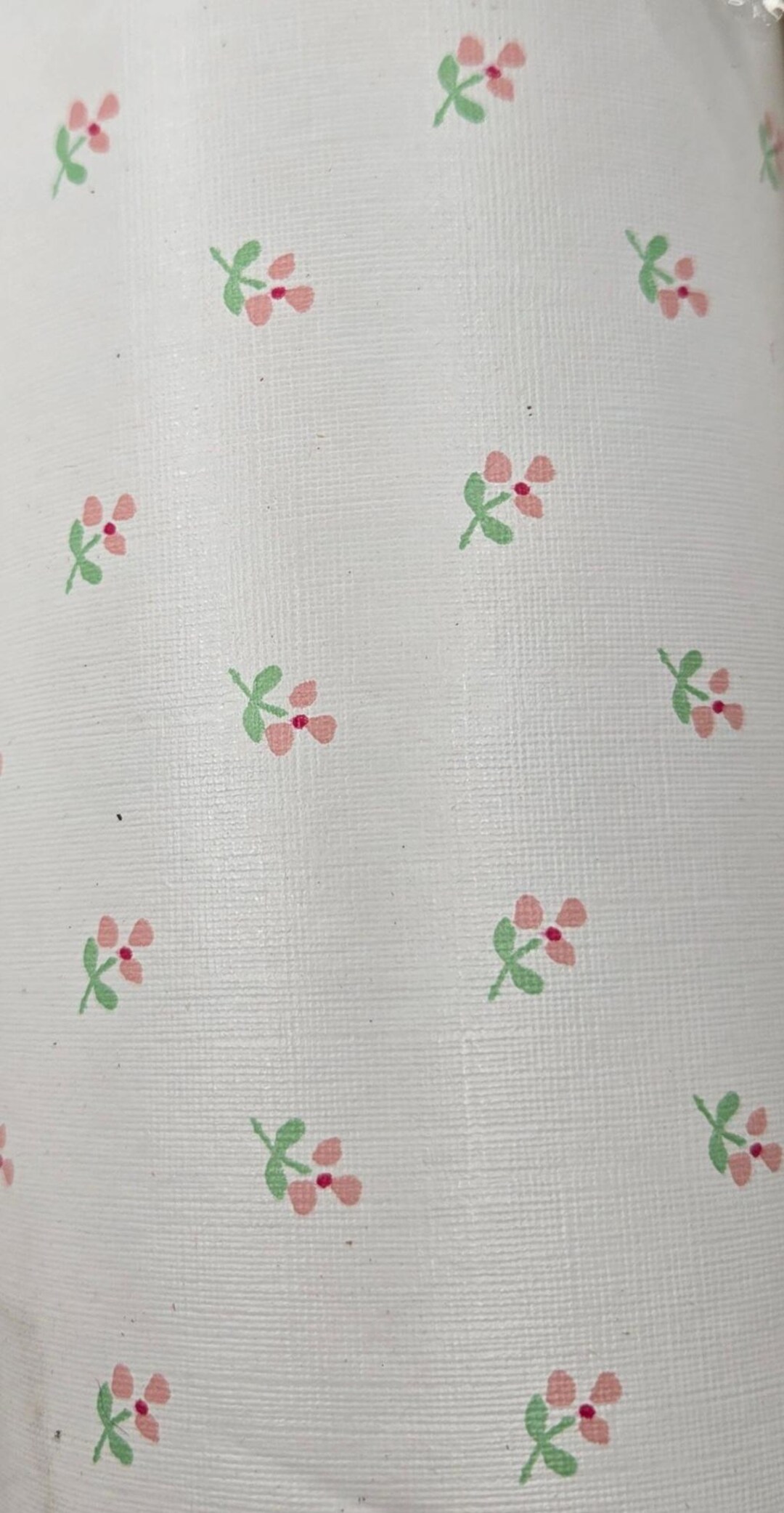 WALLCOVERINGS by Collins & Aikman Pre-pasted Vinyl Wallpaper Tiny Pink ...