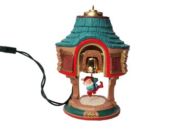 1993 Bells are Ringing Magic Motion and Sound Hallmark Keepsake Ornament, Christmas Ornament