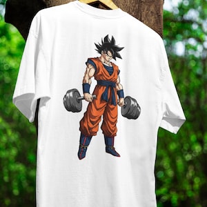 Goku Powerlift – Anime Gym Motivation T-Shirt
