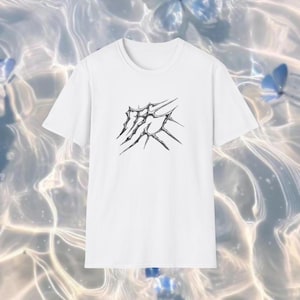 Cyber Grunge Y2K Chrome Metal Shirt, Cybercore Aesthetic Webcore T-shirt
