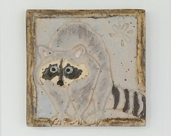 Raccoon Arts and Crafts MUD Pi 4"x 4" MUD Pi tile