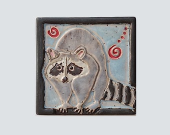 Raccoon Arts and Crafts MUD Pi 4"x 4" MUD Pi tile