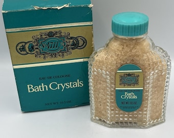 Vintage 4711 Eau de Cologne Bath Crystals 10.5 oz Box Germany Rare Apothecary