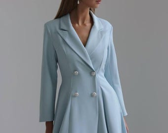 Coat Fall Dress: Ceremony and Occasion Dress, Mother of the Bride, Wedding Guest Dress