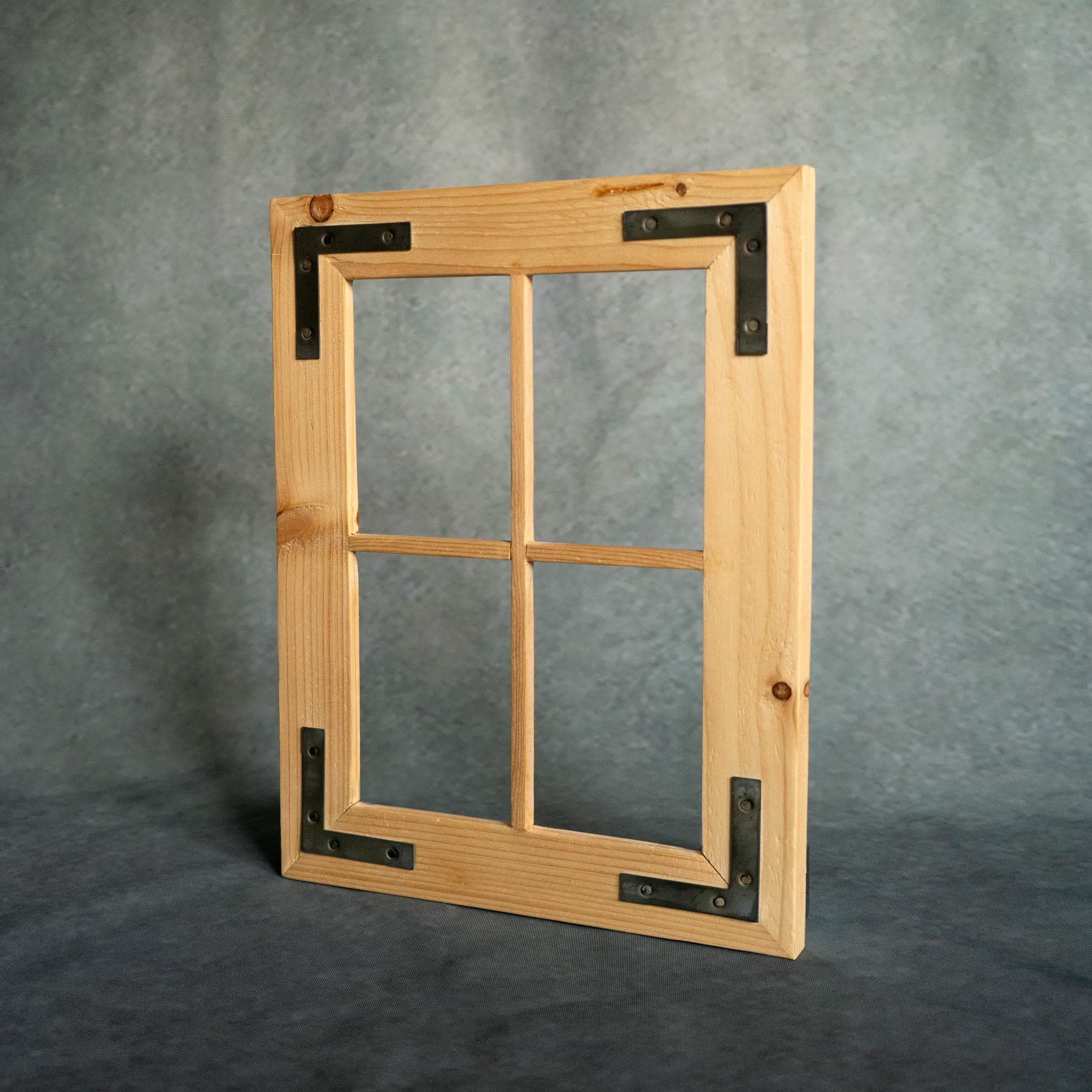 Wood Window Frame for Rustic Farmhouse Decor - Etsy